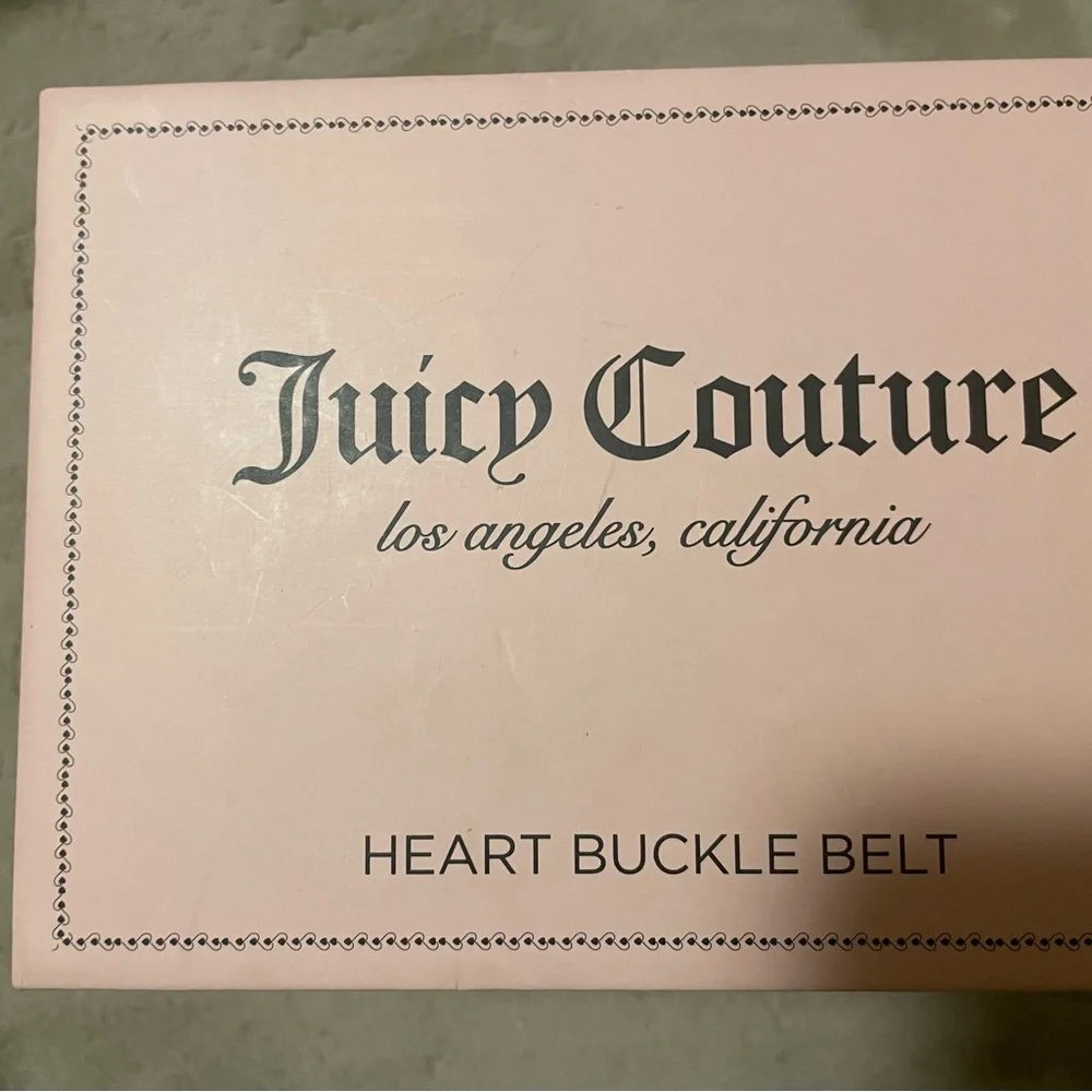 Tan and gold heart belt juicy couture size M/L - Picture 3 of 3